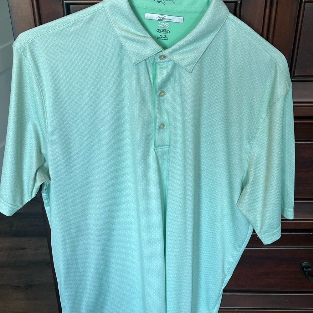 Greg Norman Mint Green Polo Shirt
